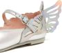 Sophia Webster Mini Heavenly Wing leren sandalen met applicatie Zilver - Thumbnail 2