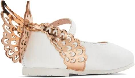 Sophia Webster Mini Leren ballerina's Beige