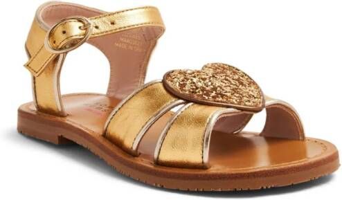 Sophia Webster Mini Sandalen van imitatieleer Goud