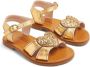 Sophia Webster Mini Sandalen van imitatieleer Goud - Thumbnail 4