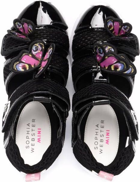Sophia Webster Mini Sandalen verfraaid met vlinders Zwart