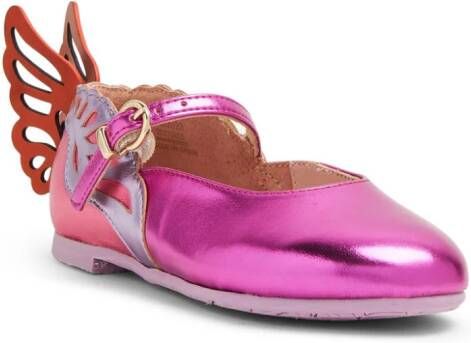 Sophia Webster Mini Verfraaide ballerina's Roze