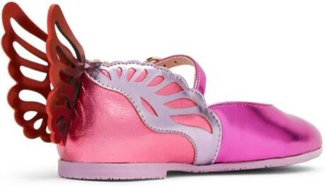 Sophia Webster Mini Verfraaide ballerina's Roze