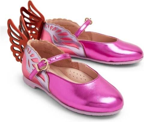 Sophia Webster Mini Verfraaide ballerina's Roze