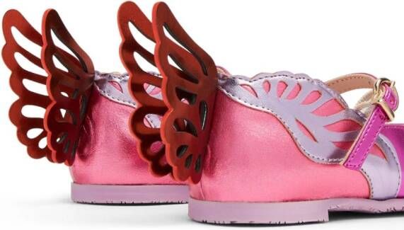 Sophia Webster Mini Verfraaide ballerina's Roze