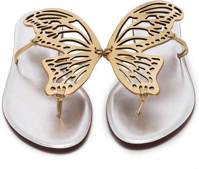 Sophia Webster Talulah sandalen verfraaid met vlinder Goud