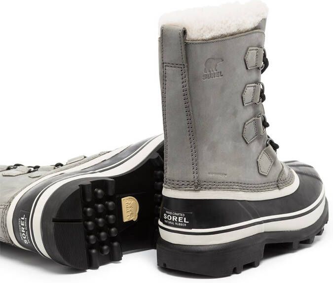 SOREL Caribou leren laarzen Grijs