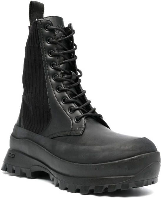 Stella McCartney Combat boots met veters Zwart