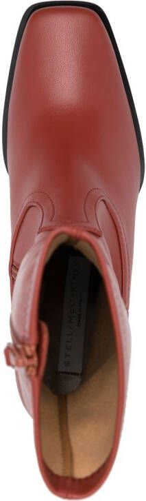 Stella McCartney Cowboy enkellaarzen Rood