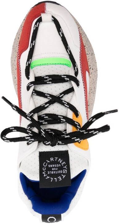 Stella McCartney Eclypse sneakers met colourblocking Wit