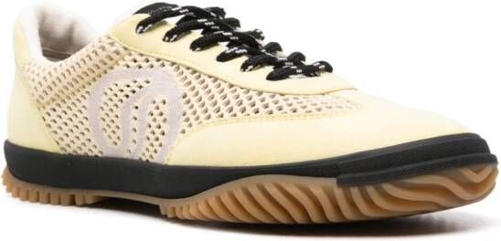 Stella McCartney Elsa gebreide sneakers Geel