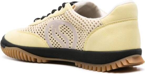Stella McCartney Elsa gebreide sneakers Geel