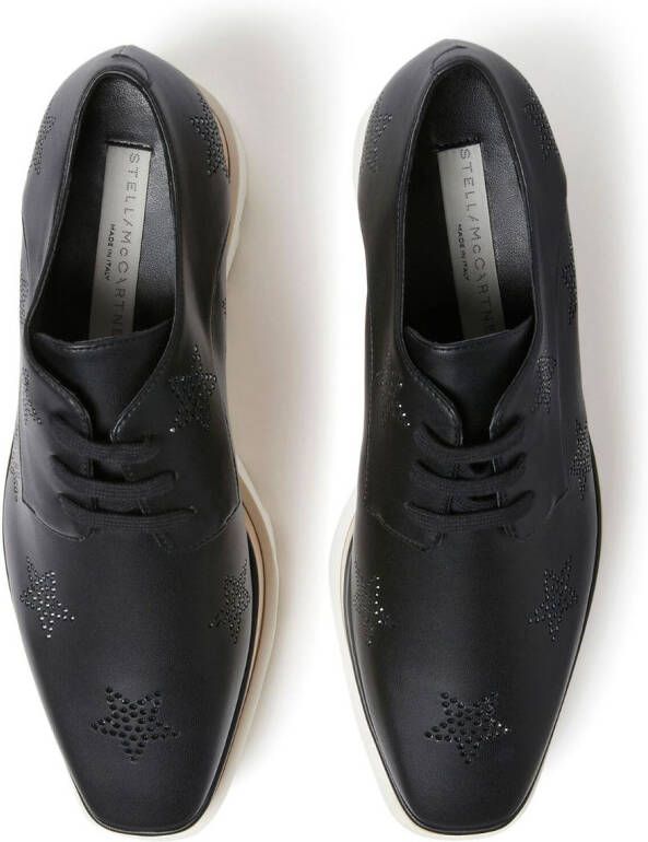 Stella McCartney Elyse Oxford schoenen met plateauzool Zwart