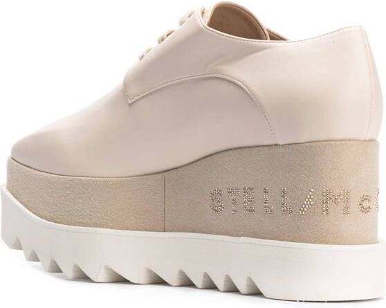 Stella McCartney Elyse schoenen met plateauzool Beige