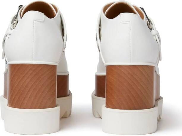 Stella McCartney Elyse schoenen met plateauzool Wit