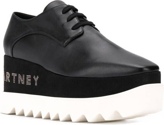 Stella McCartney Elyse schoenen met plateauzool Zwart