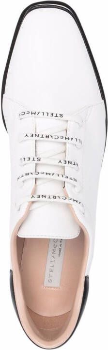 Stella McCartney Elyse sneakers met geribbelde zool Wit