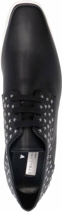 Stella McCartney Elyse sneakers met plateauzool Zwart