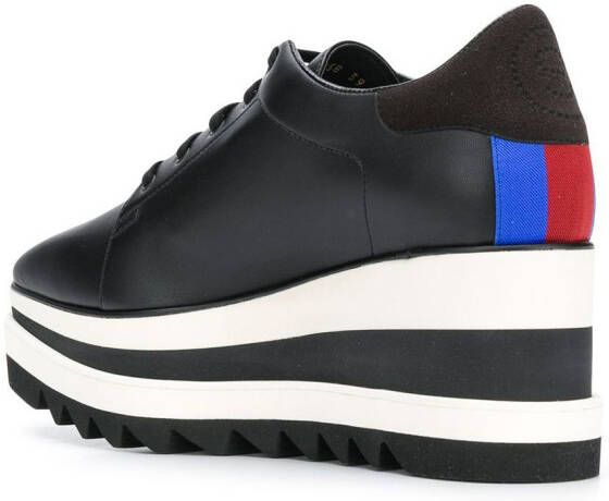 Stella McCartney Elyse ster sneakers Zwart