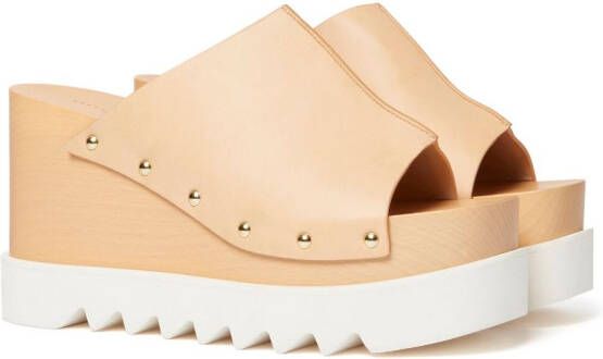 Stella McCartney Elyse sandalen met studs Beige