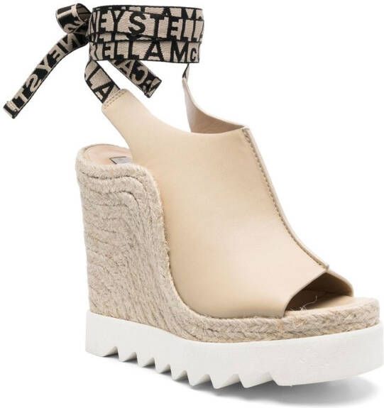 Stella McCartney Espadrille sandalen Beige