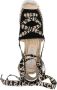 Stella McCartney Gaia Canvas espadrilles Zwart - Thumbnail 4