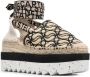 Stella McCartney Gaia espadrilles met plateauzool Beige - Thumbnail 2