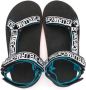 Stella McCartney Kids Sandalen met klittenband Zwart - Thumbnail 3