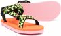 Stella McCartney Kids Sandalen met logoprint Groen - Thumbnail 2