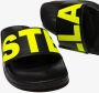 Stella McCartney Kids Slippers met logoprint Zwart - Thumbnail 4