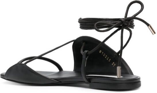 Stella McCartney Sandalen met veters Zwart