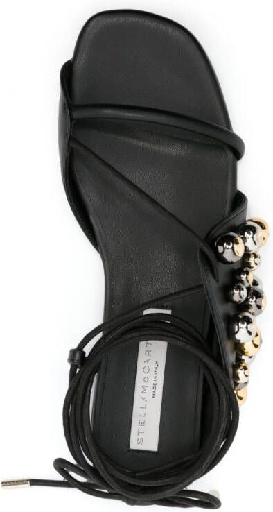 Stella McCartney Sandalen met veters Zwart