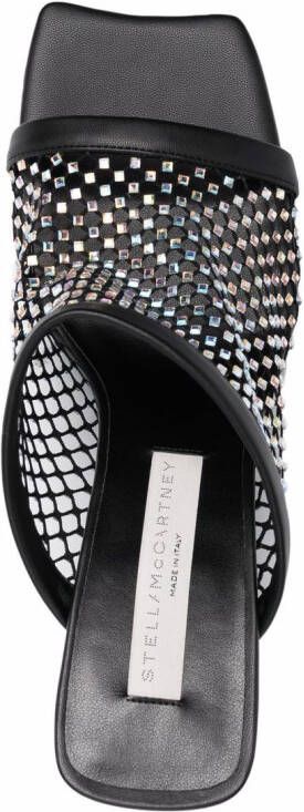 Stella McCartney Muiltjes met mesh Zwart