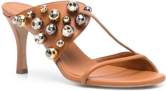 Stella McCartney Muiltjes met open neus Bruin