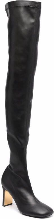 Stella McCartney Overknee laarzen Zwart