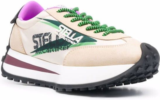Stella McCartney Reclypse sneakers van gerecycled polyester Beige