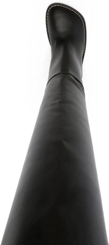 Stella McCartney Ryder overknee laarzen Zwart