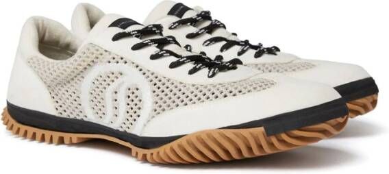 Stella McCartney S-Wave sneakers met mesh Wit