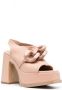 Stella McCartney 125 mm sandalen met blokhak en schakels Roze - Thumbnail 2