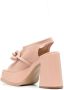 Stella McCartney 125 mm sandalen met blokhak en schakels Roze - Thumbnail 3