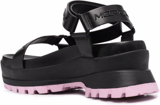 Stella McCartney Sandalen met plateauzool Zwart