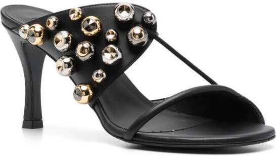 Stella McCartney Sandalen verfraaid met kralen Zwart