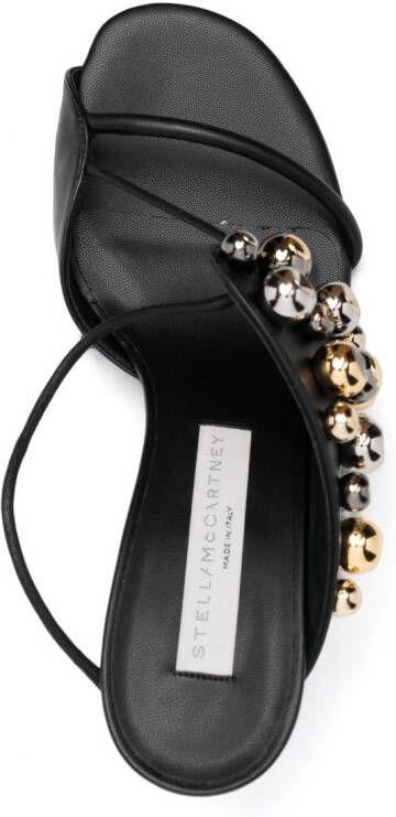 Stella McCartney Sandalen verfraaid met kralen Zwart