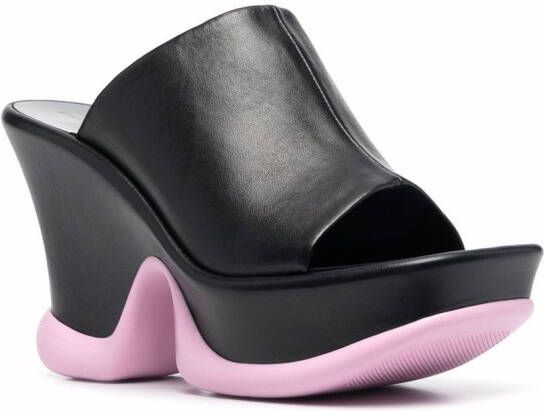 Stella McCartney Shroom muiltjes met plateauzool Zwart