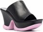 Stella McCartney Shroom muiltjes met plateauzool Zwart - Thumbnail 1
