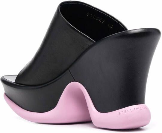 Stella McCartney Shroom muiltjes met plateauzool Zwart