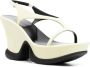 Stella McCartney Shroom slingback sandalen met sleehak Geel - Thumbnail 2