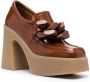 Stella McCartney Skyla pumps met vierkante neus Bruin - Thumbnail 2