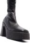 Stella McCartney Skyla stretch enkellaarzen Zwart - Thumbnail 4