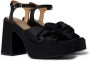 Stella McCartney Skyle satijnen sandalen Zwart - Thumbnail 2